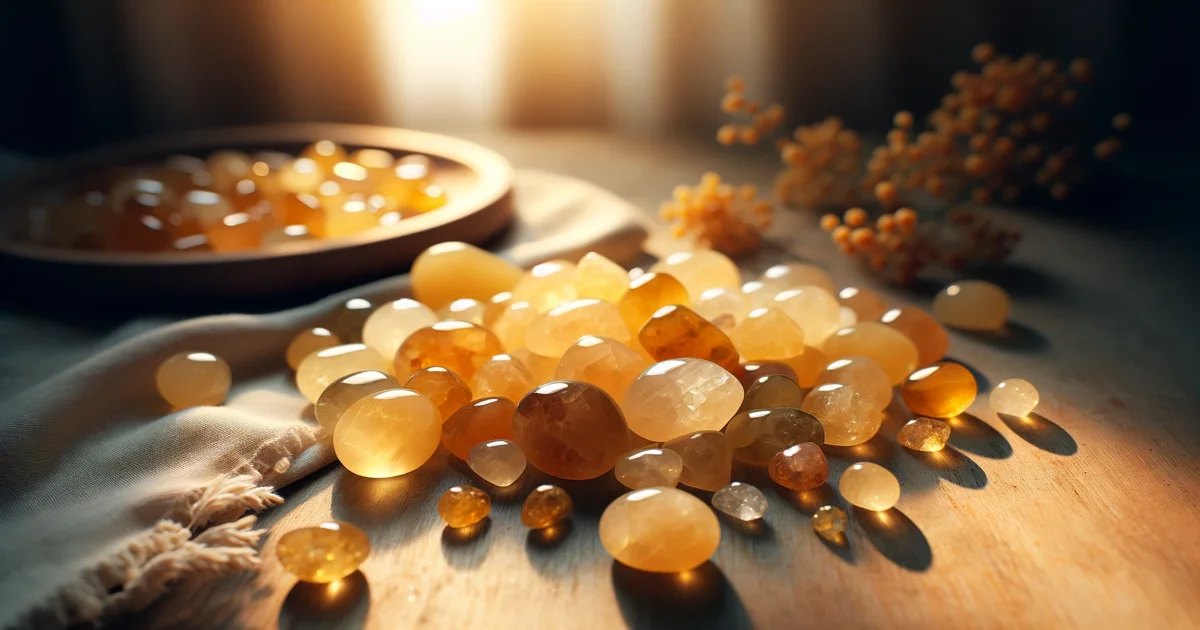 citrine crystals